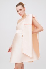 Drexcode - Short salmon one-shoulder dress - Doris S. - Rent - 2