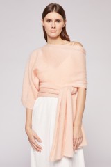 Drexcode - Peach stole with sleeve  - Drexcode - Sale - 1
