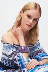 Drexcode - Purple resin bracele - Sharra Pagano - Sale - 1