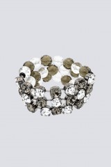 Drexcode - Metal and rhinestone bracelet - Sharra Pagano - Sale - 2