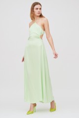 Drexcode - Long cutout lime dress - For Love and Lemons - Sale - 1