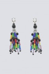 Drexcode - Multicolor glass and crystal earrings - Sharra Pagano - Rent - 2