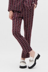Drexcode - Chain patterned trousers - Giuliette Brown - Rent - 1