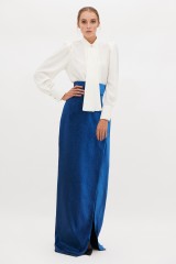 Drexcode - High-waisted lamé skirt - Genny - Rent - 2