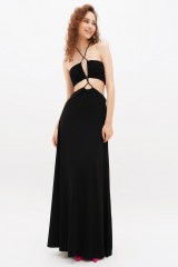 Drexcode - Black cutout dress - Halston - Sale - 4
