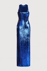 Drexcode - Blue halter neck dress - Halston - Sale - 5