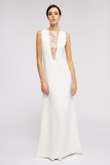 Drexcode - White dress with lace insert - Jessica Choay - Sale - 1