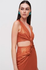 Drexcode - Metallic bronze dress - Juliet Noor - Sale - 4