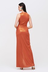 Drexcode - Metallic bronze dress - Juliet Noor - Sale - 5