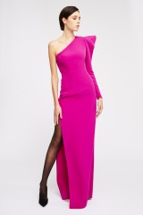 Drexcode - Fuchsia one shoulder dress - Kathy Heyndels - Sale - 1