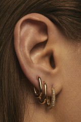 Drexcode - Golden oval earrings - Luv Aj - Rent - 6