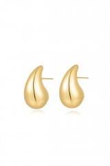 Drexcode - Golden drop earrings - Luv Aj - Rent - 1