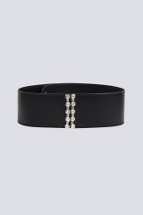 Drexcode - Leather belt with swarovski crystals - CA&LOU - Sale - 2