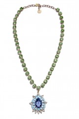 Drexcode - Green and blue necklace - Marina Fossati - Sale - 1