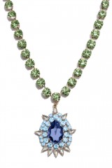 Drexcode - Green and blue necklace - Marina Fossati - Sale - 2