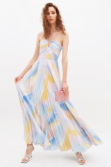 Drexcode - Long tie-dye dress - ML - Monique Lhuillier - Sale - 2