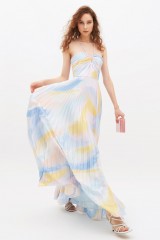 Drexcode - Long tie-dye dress - ML - Monique Lhuillier - Sale - 3
