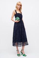 Drexcode - Sleeveless lace midi dress - ML - Monique Lhuillier - Sale - 1