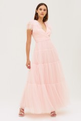 Drexcode - Pink tulle dress - ML - Monique Lhuillier - Rent - 2