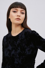 Drexcode - Blue velvet dress - Max Mara - Rent - 4