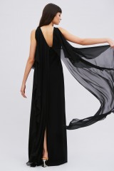 Drexcode - Black dress with chiffon - Max Mara - Rent - 5