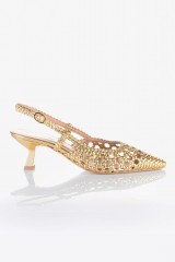 Drexcode - Gold woven slingback - MSUP - Sale - 1