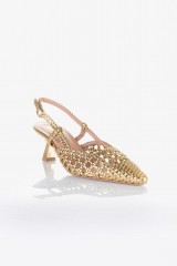Drexcode - Gold woven slingback - MSUP - Sale - 2