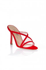 Drexcode - Red satin sandal - MSUP - Sale - 1