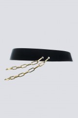 Drexcode - Black leather belt  - Maison Vaincourt - Sale - 2