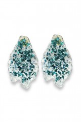 Drexcode - Green resin earrings - Nani&Co - Sale - 2