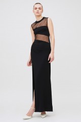 Drexcode - Black sheer dress - Nensi Dojaka - Rent - 1