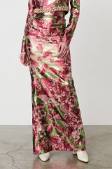 Drexcode - Jacquard lamé skirt - Nervi - Rent - 1