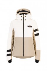 Drexcode - Beige and white ski down jacket - OneMore - Rent - 1