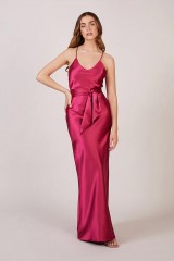 Drexcode - Fuchsia slip dress - Rewritten - Sale - 1