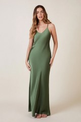 Drexcode - Olive slip dress - Rewritten - Sale - 1