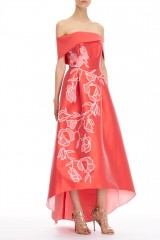 Drexcode - Coral dress with flowers - Sachin&Babi - Rent - 2