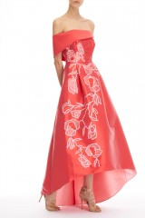 Drexcode - Coral dress with flowers - Sachin&Babi - Rent - 3