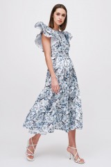 Drexcode - Floral midi dress - Badgley Mischka - Sale - 1