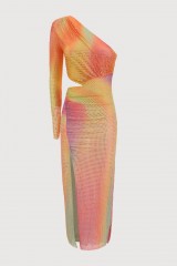 Drexcode - Cutout dress with print - Self-portrait - Rent - 1