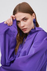 Drexcode - Purple shirt dress - The Attico - Rent - 3