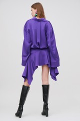 Drexcode - Purple shirt dress - The Attico - Rent - 4