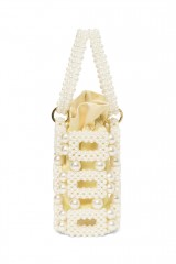 Drexcode - Yellow bucket bag with pearls - 0711 Tbilisi - Sale - 3