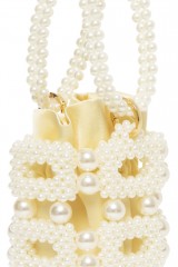 Drexcode - Yellow bucket bag with pearls - 0711 Tbilisi - Sale - 4