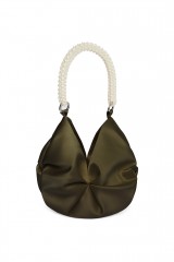 Drexcode - Khaki bag with pearls - 0711 Tbilisi - Sale - 1