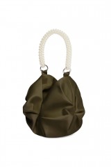 Drexcode - Khaki bag with pearls - 0711 Tbilisi - Sale - 2