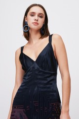 Drexcode - Silk dress with applications - Temperley London - Sale - 3
