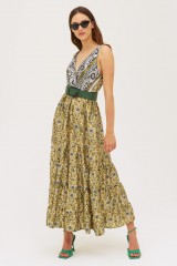 Drexcode - Green print dress - Thomas Lee - Sale - 2