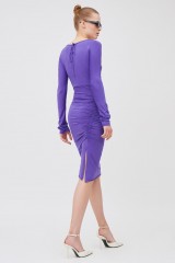 Drexcode -  Purple fitted dress - Victoria Beckham - Rent - 4