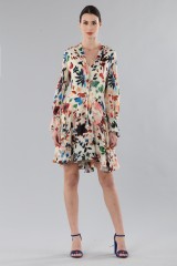 Drexcode - Short dress with colourful velvet inserts - Alice+Olivia - Sale - 6