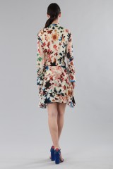 Drexcode - Short dress with colourful velvet inserts - Alice+Olivia - Sale - 4